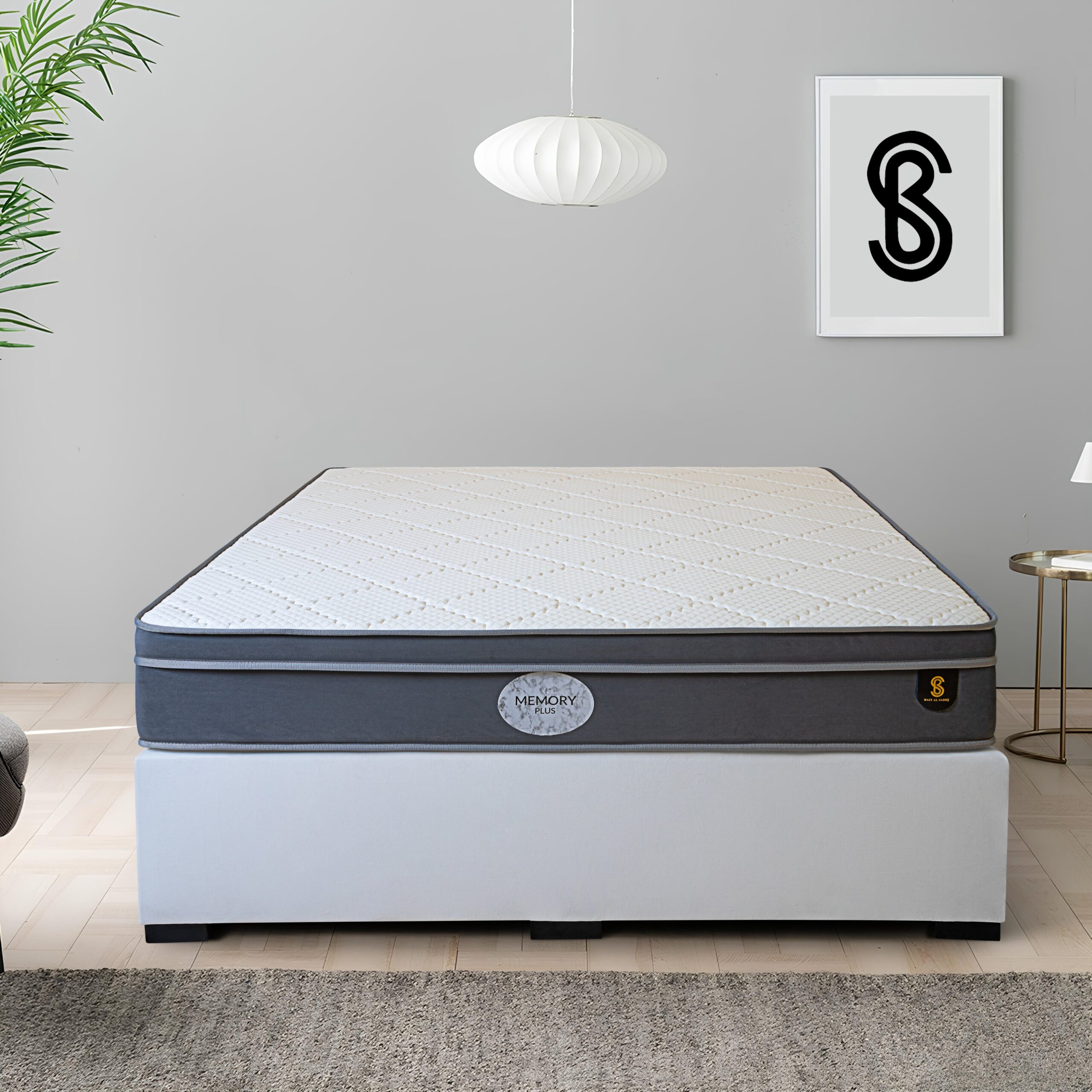 BAS_Mattress_Front-22 Memory Plus Euro Top Mattress - Image 1