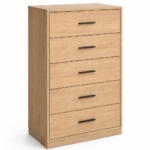 5-Drawer Wooden Chest